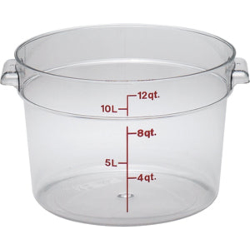 12 qt Camwear Round Storage Container - Clear