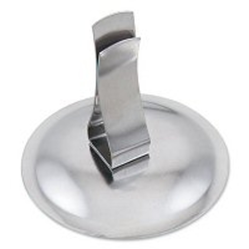 2" Tabletop Menu Card Holder - Stainless