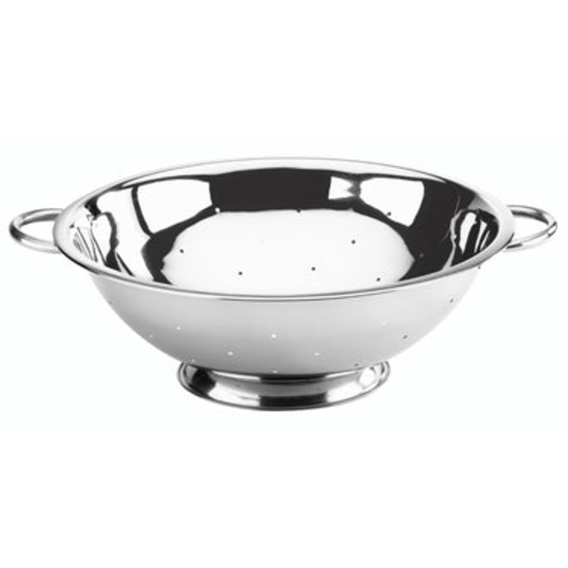 Browne 746109 Colander, 5 qt, 10 1/4 in, Footed, Side Handles, Dent-Resistant (1 Each)