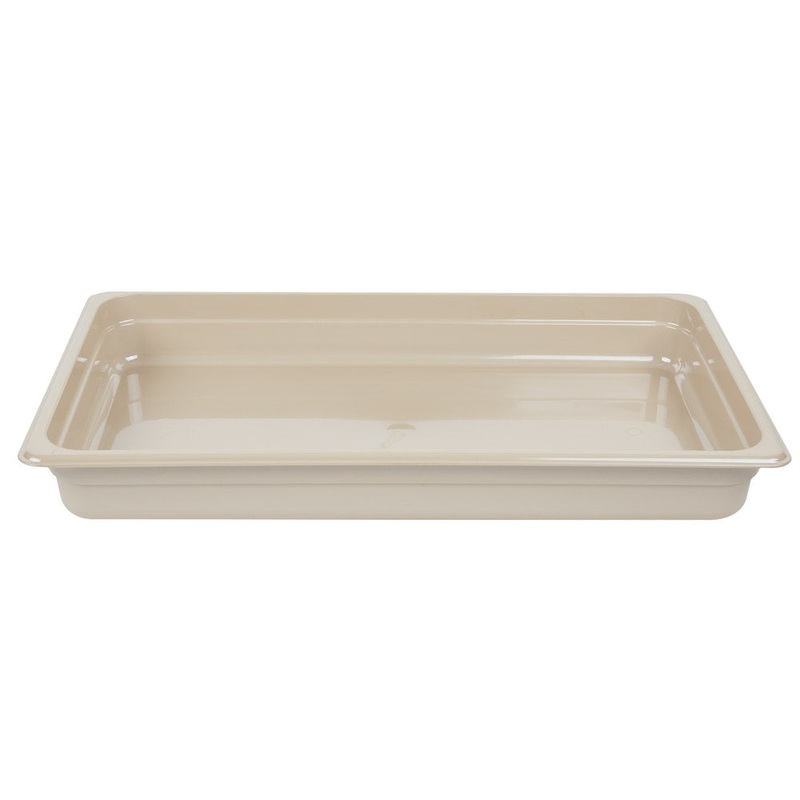 Cambro 1/1 Size 2.5" Deep High Heat Amber Food Pan 12HP150