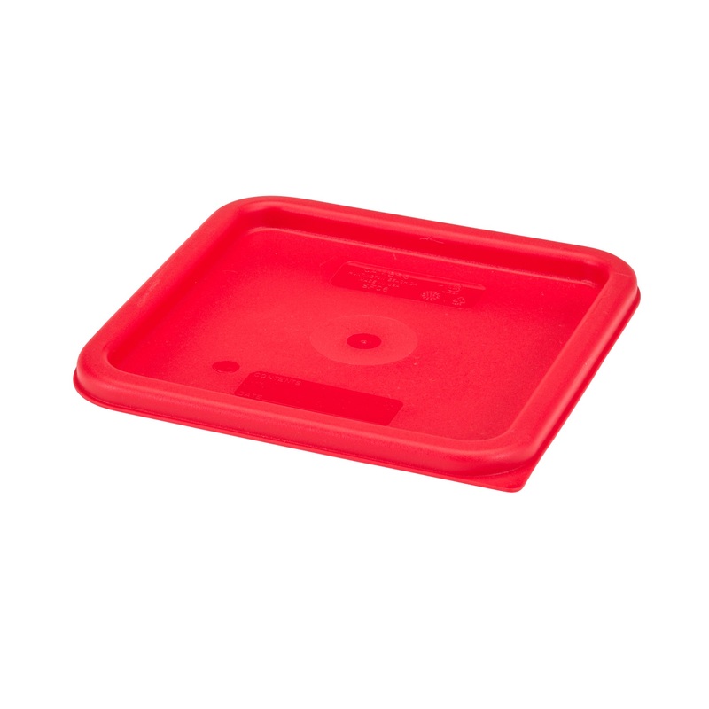 Lid for 6 Qt. and 8 Qt. Food Storage Containers, Square, Polyethylene,  Winter Rose Colour