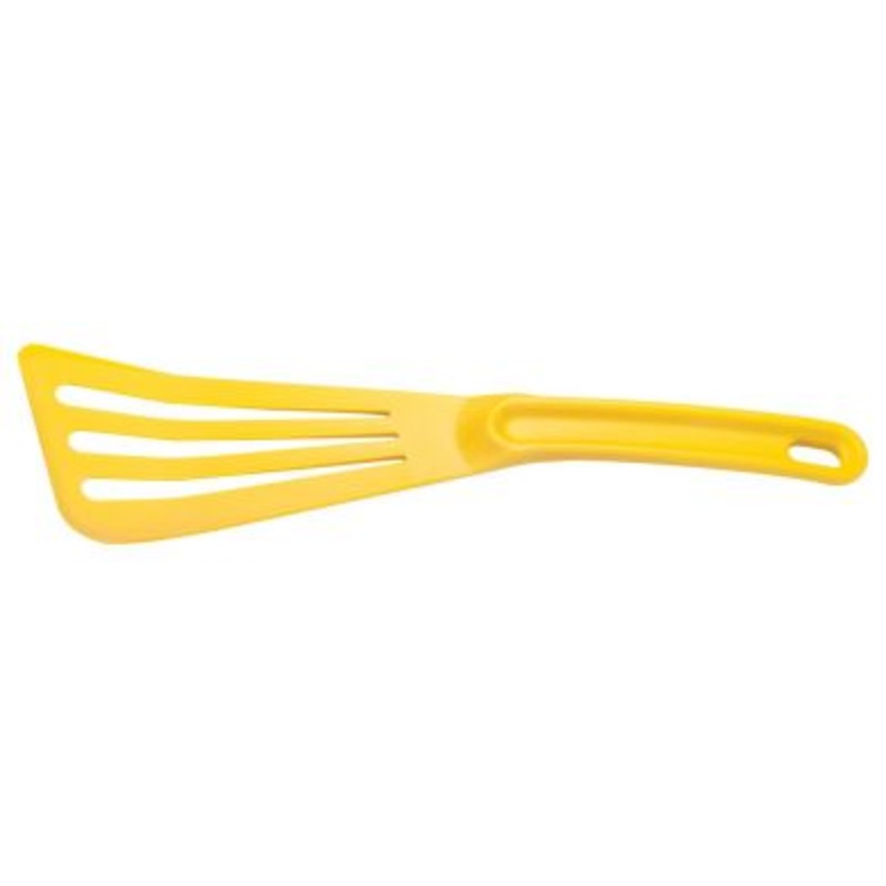 Mercer Hell's Tools 12" Yellow High Temperature Slotted Spatula M35110YL