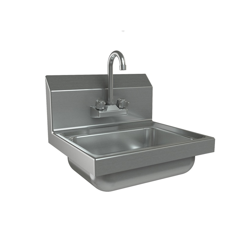 Wall Mount Hand Sink With Faucet