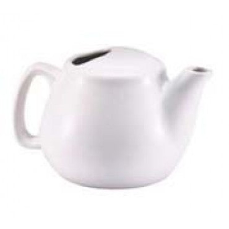 White Ceramic Teapot