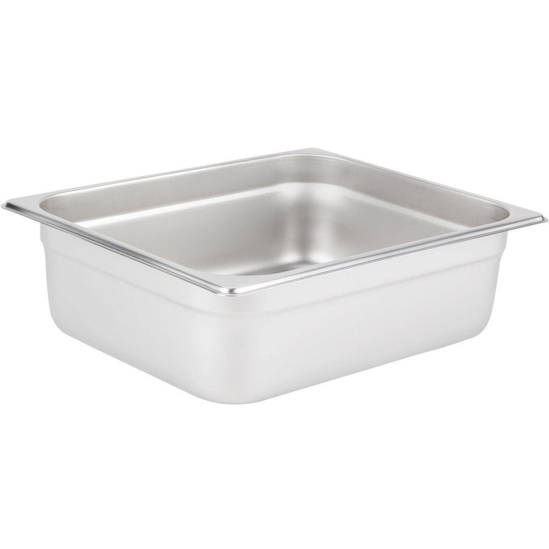 Browne 1/2 Size 4" Deep Stainless Steel Food Pan 5781204