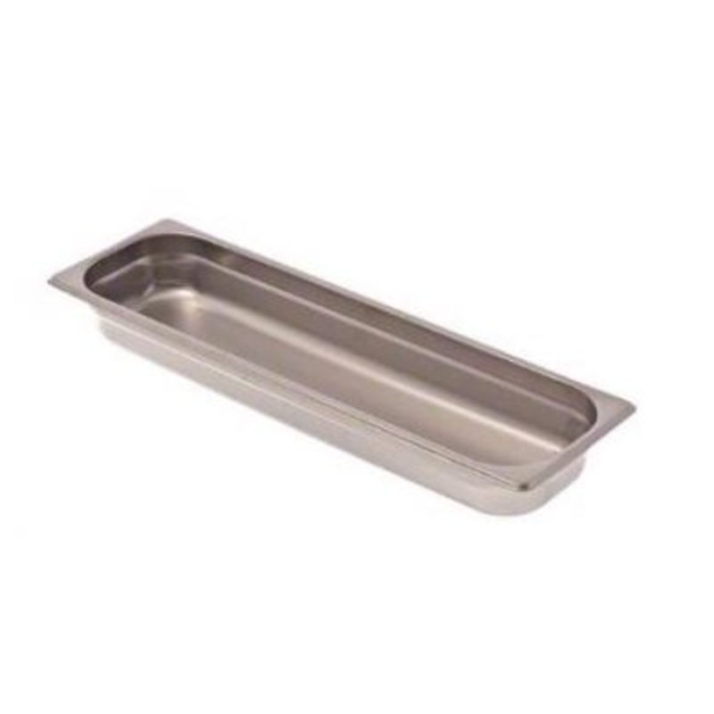 Browne 1/2 Size Long 2.5" Deep Stainless Steel Food Pan 22242