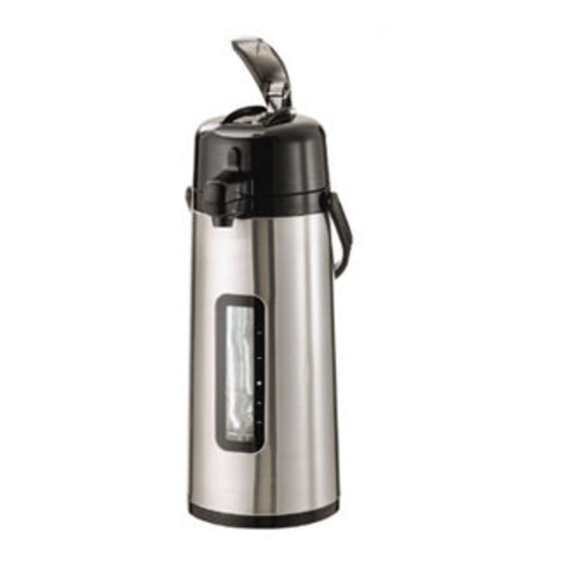 Eco-Air Sight Glass Airpot, Lever Action, 2.2 L, 6-8 hr Temp Retention