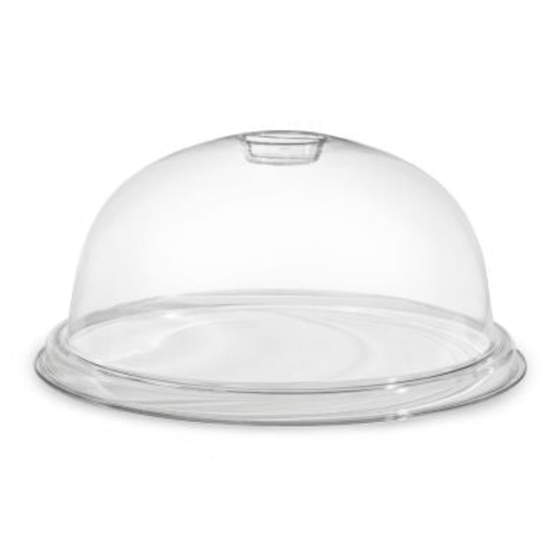 Mediterranean Clear Round Plastic Dome Cover