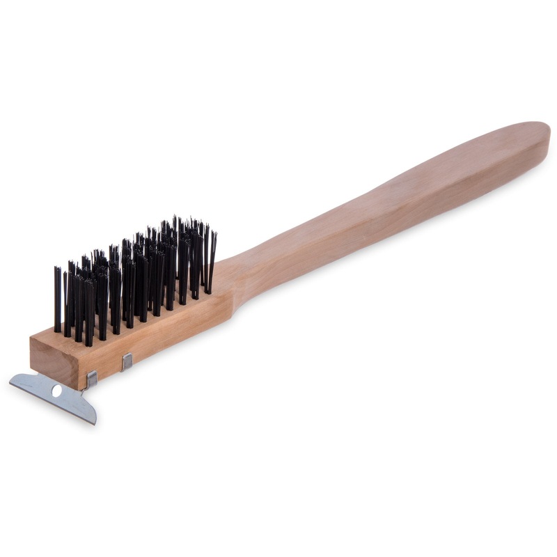 Scraper With Brush