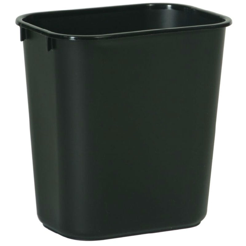 Soft Wastebaskets 13-5/8 qt., Black, Small