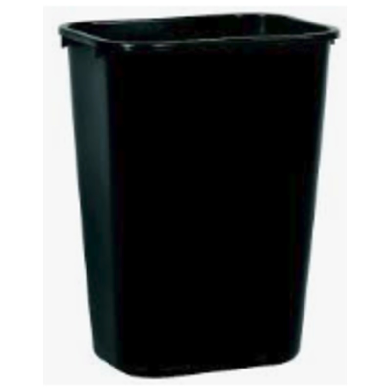 Soft Wastebaskets 41-1/4 qt., Black, Large