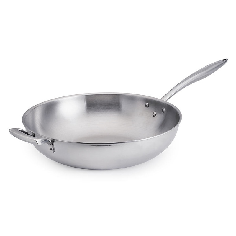 Stainless Steel Wok - 14"