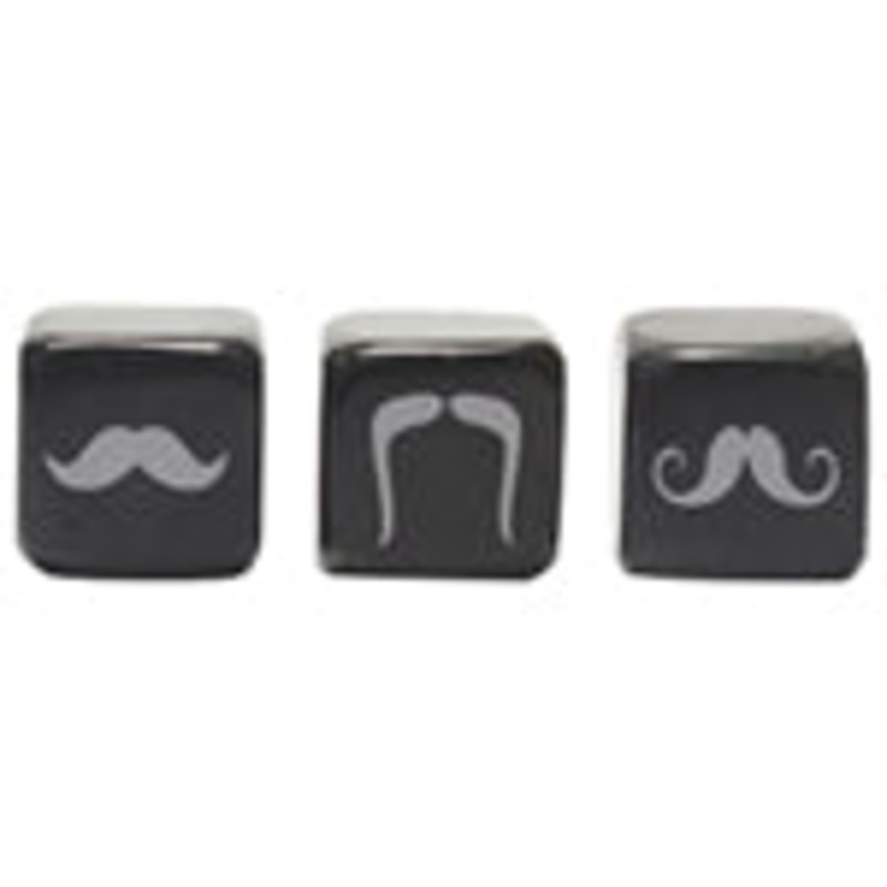 ICM Mustache Whiskey Stone 1128.020.06*