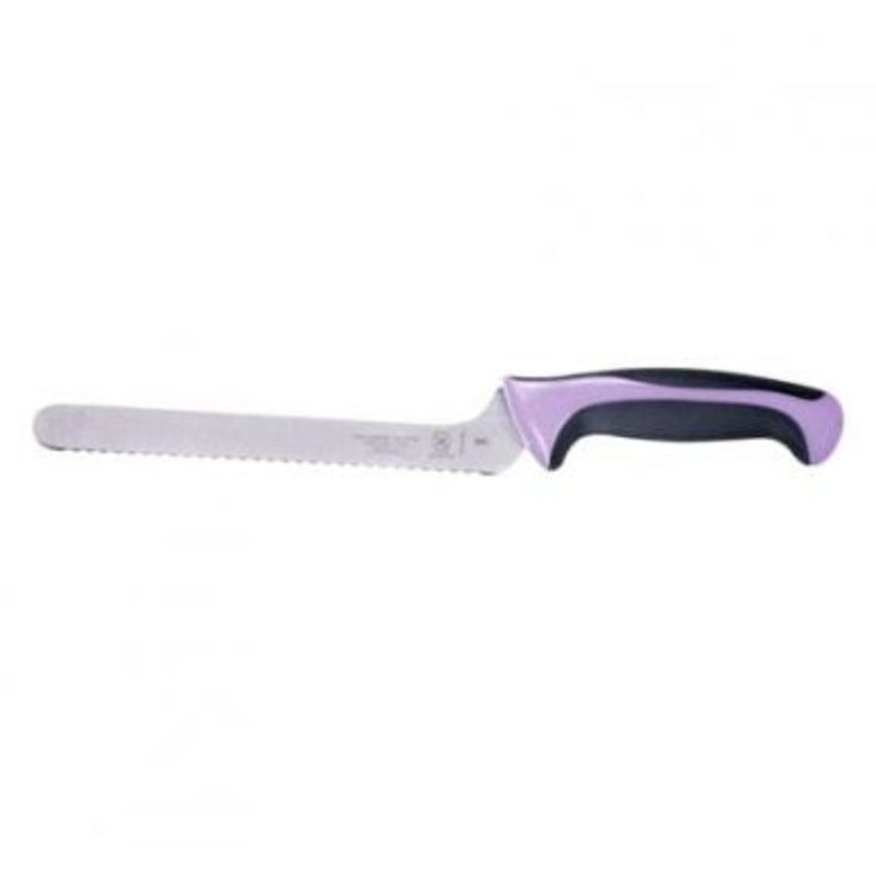 Millennia Purple Offset 8" Bread Knife