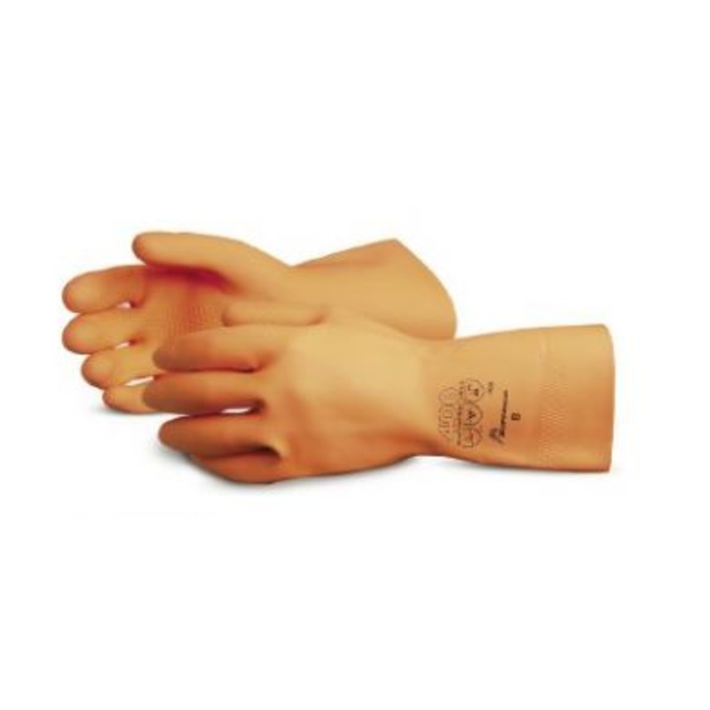 Superior Glove Orange Rubber Glove 408-08 1/PR