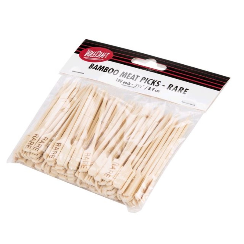 Tablecraft 3.5" Bamboo Meat/Food Picks 100 pack