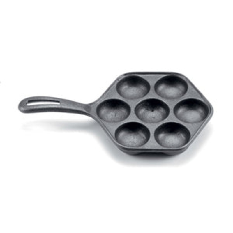 Ventures Stuffed Pancake Munk Pan (Danish Aebleskiver Pan) 3114