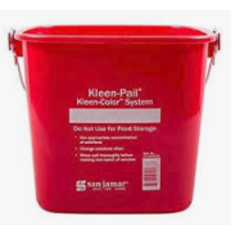 Winco 6qt Red Pail PPL-6R