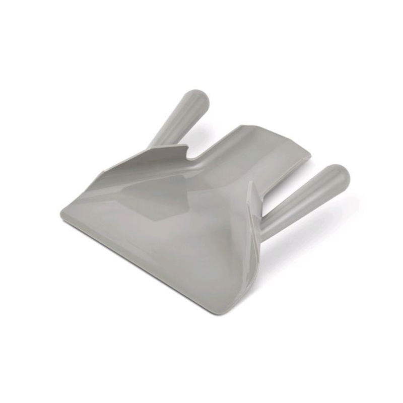 9" x 8" Plastic Dual Handle Curly Fry Scoop