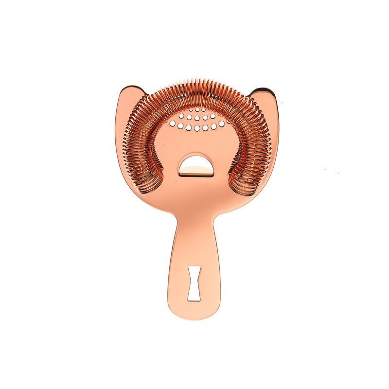 Barfly M37026CP Heavy-Duty 6" Copper-Plated Hawthorne Strainer