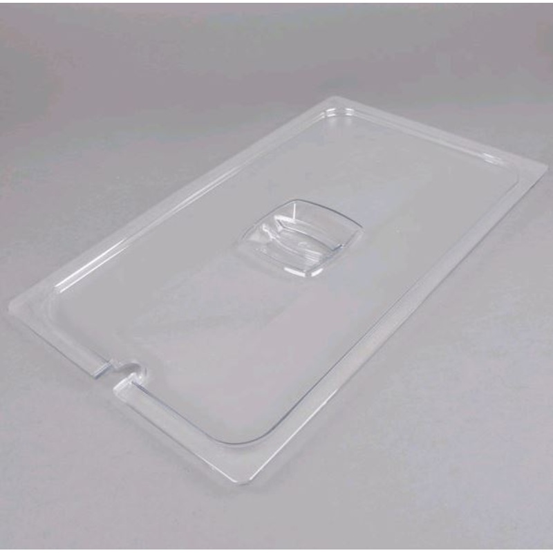 Rubbermaid 1/1 Size Notched Clear Food Pan Cover FG134P86CLR*