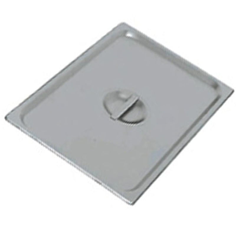 Browne 1/2 Size Solid Stainless Steel Food Pan Cover 575538