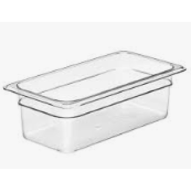 Cambro 1/3 Size 4" Deep Clear Food Pan 34CW135