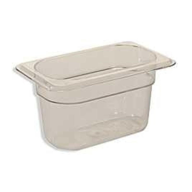 Cambro 1/9 Size 4" Deep Clear Food Pan 94CW135