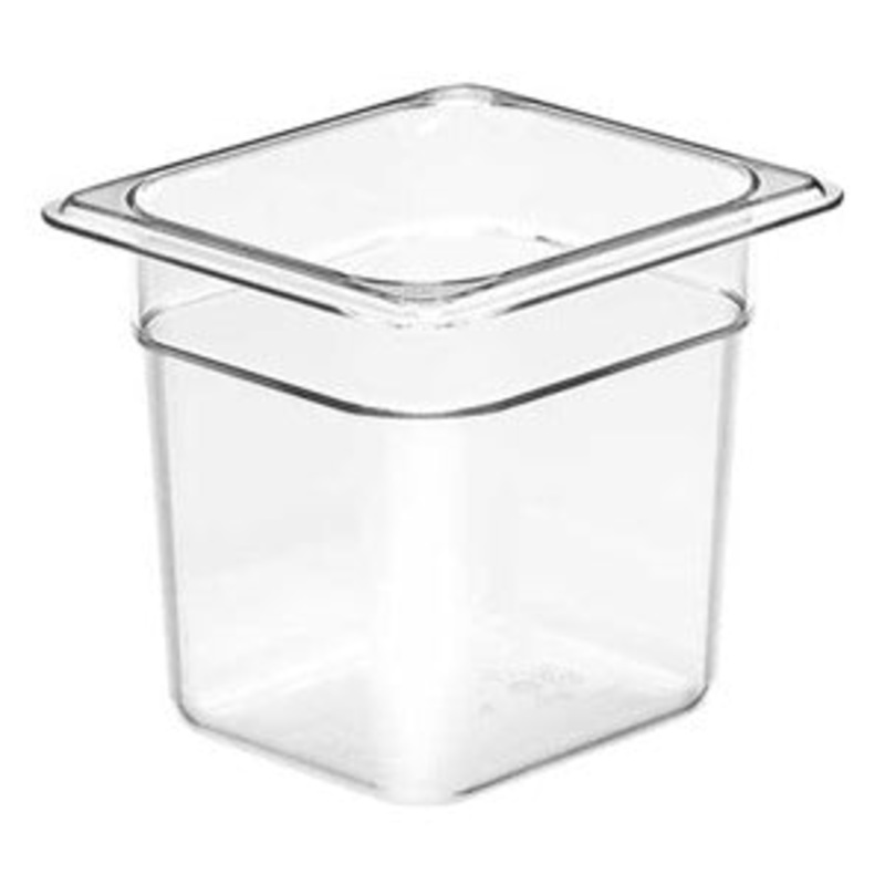 Cambro, Insert/ Food Pan, Clear, 1/6 Size 6" Deep, 66CW135