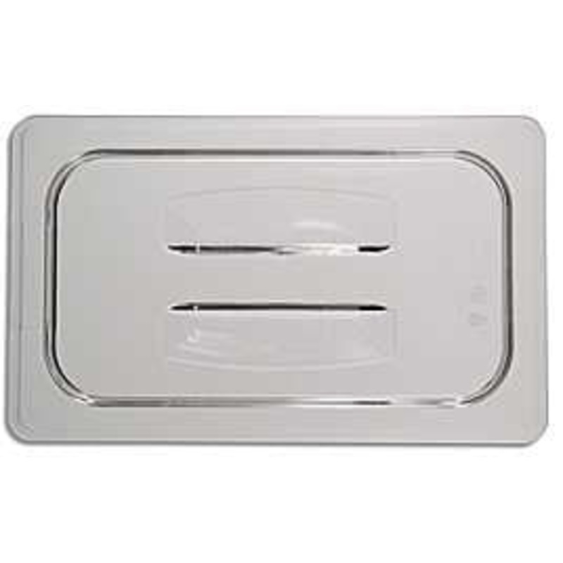Cambro, Lid/Food Pan Cover, Solid, Clear,  1/4 Size, 40CWCH135