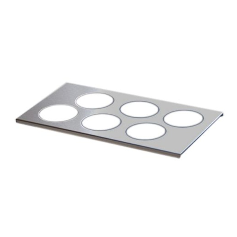 6-Hole Bottle Organizer for 1/3-Size Insert Pan