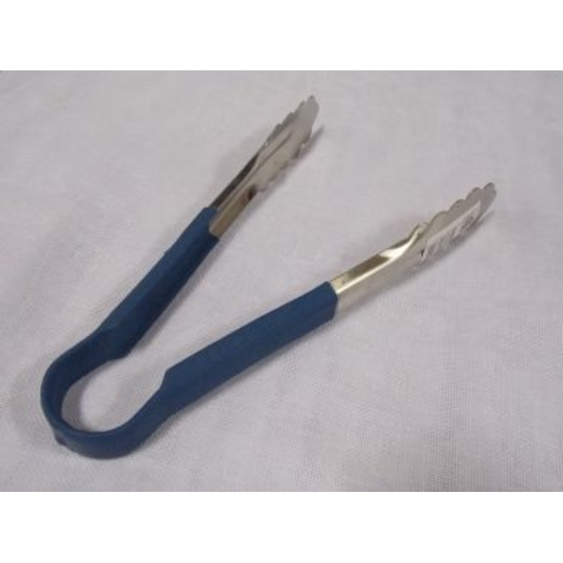 9" Blue Handled Tongs