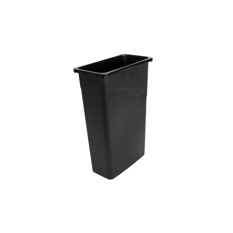 Black Slim Jim Container Garbage