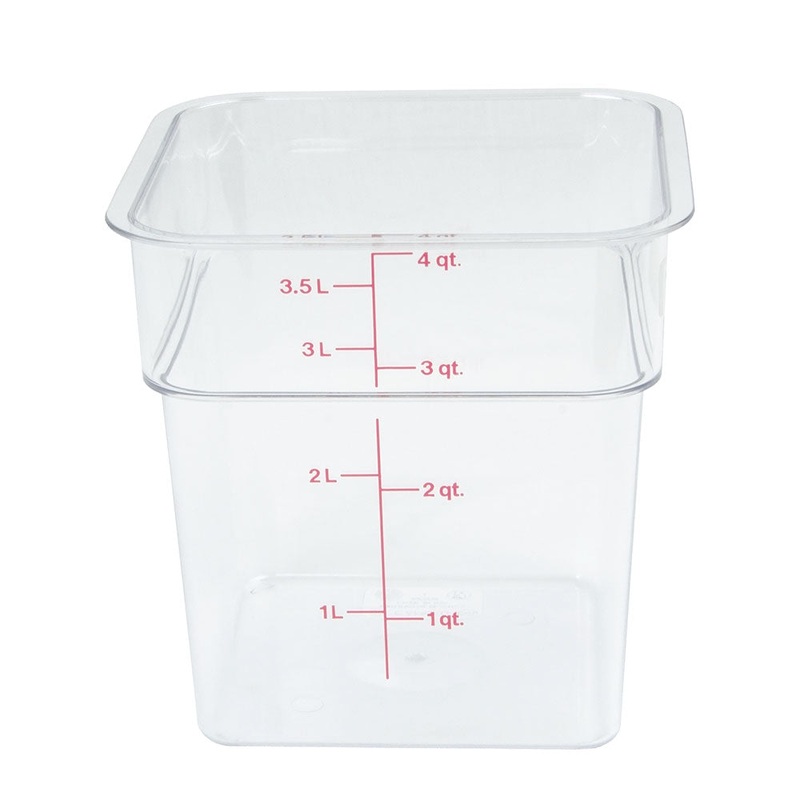 4QT Square Container