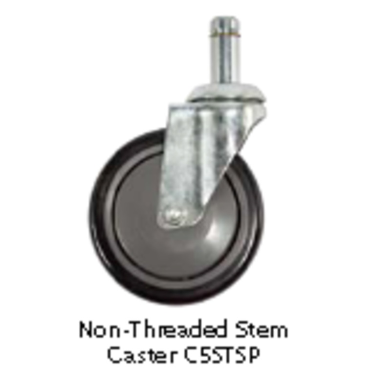 5" Poly Stem Swivel Caster