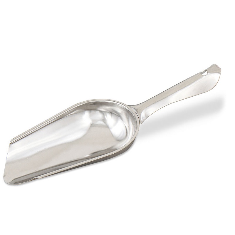 Browne 574214 4 4.-oz Stainless Steel Round Ice Scoop (1 Each)