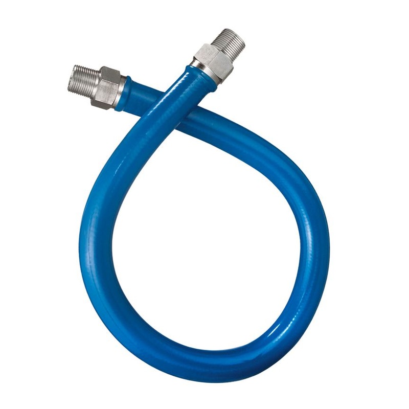 Dormont 48" Gas Hose w/ 3/4" Male/Male Couplings 1675BP48BX