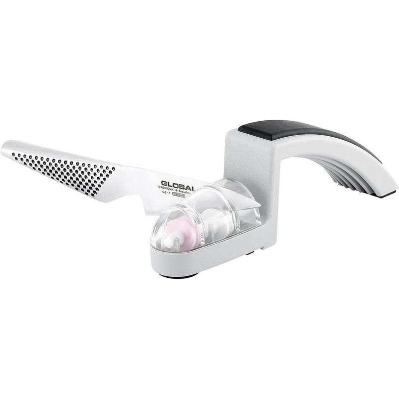 Global MinoSharp 2-Stage Ceramic Water Sharpener, Grey/Black  71220GB