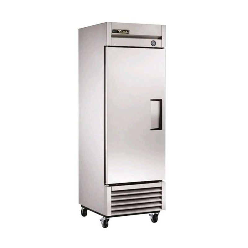 True 27" One Section Stainless Steel Reach-In Solid Door Refrigerator T-23-HC