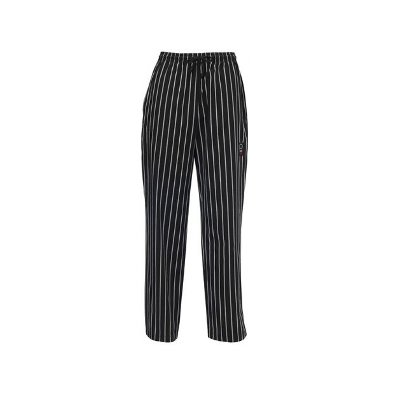 Winco XL Chalkstripe Relaxed Fit Chef Pants UNF-3CXL