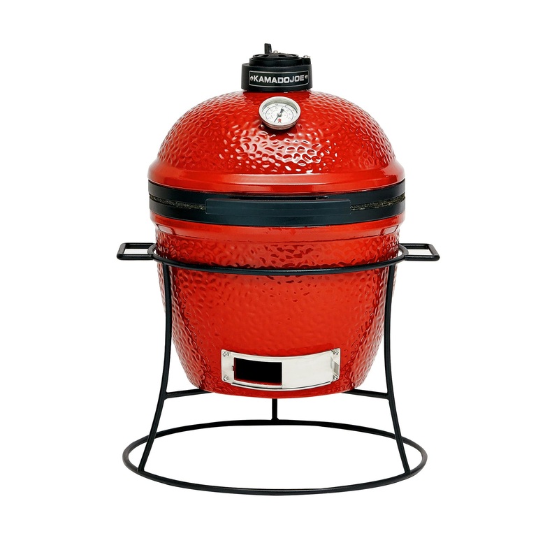 Kamado Joe - Joe Jr. Red w/ Cart, Heat Deflector & Tools