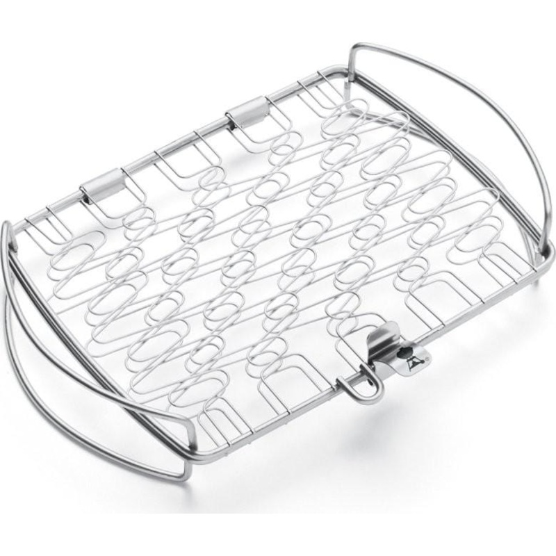 Weber Large Stainless Steel Fish Basket - 6471