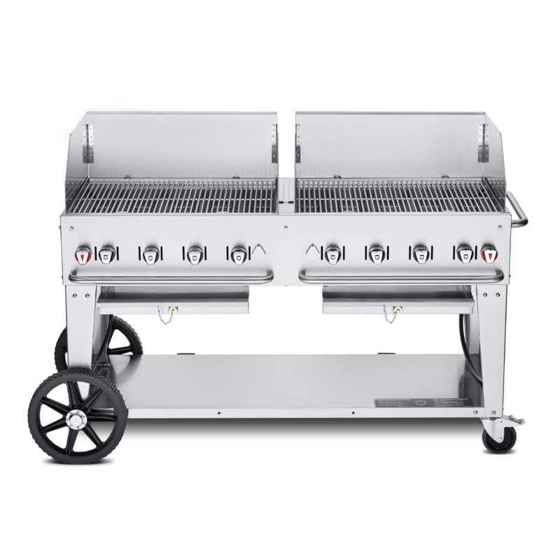 Crown Verity 60" Mobile Grill + WindGuard