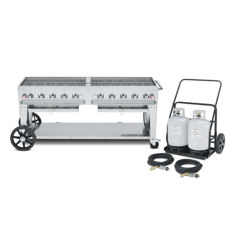 Crown Verity 72" Mobile Club Grill