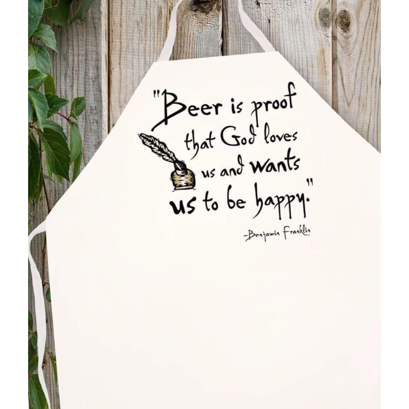 LA Imprints Attitude Apron - Beer is Proof