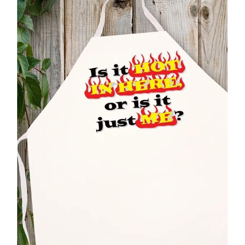 LA Imprints Attitude Apron - is it Hot in Here
