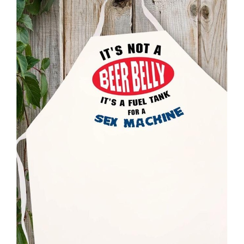 LA Imprints Attitude Apron - Not a Beer Belly