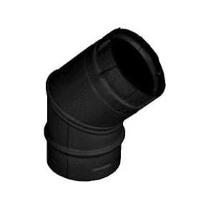 Regency Elbow - 45 Black - 2-4 wk lead time - 3PVP-E45B
