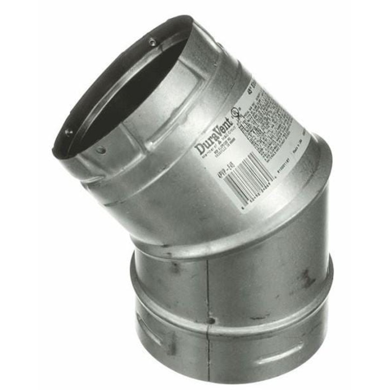 Regency Elbow PVP 45 Degree Black - 4PVP-E45B