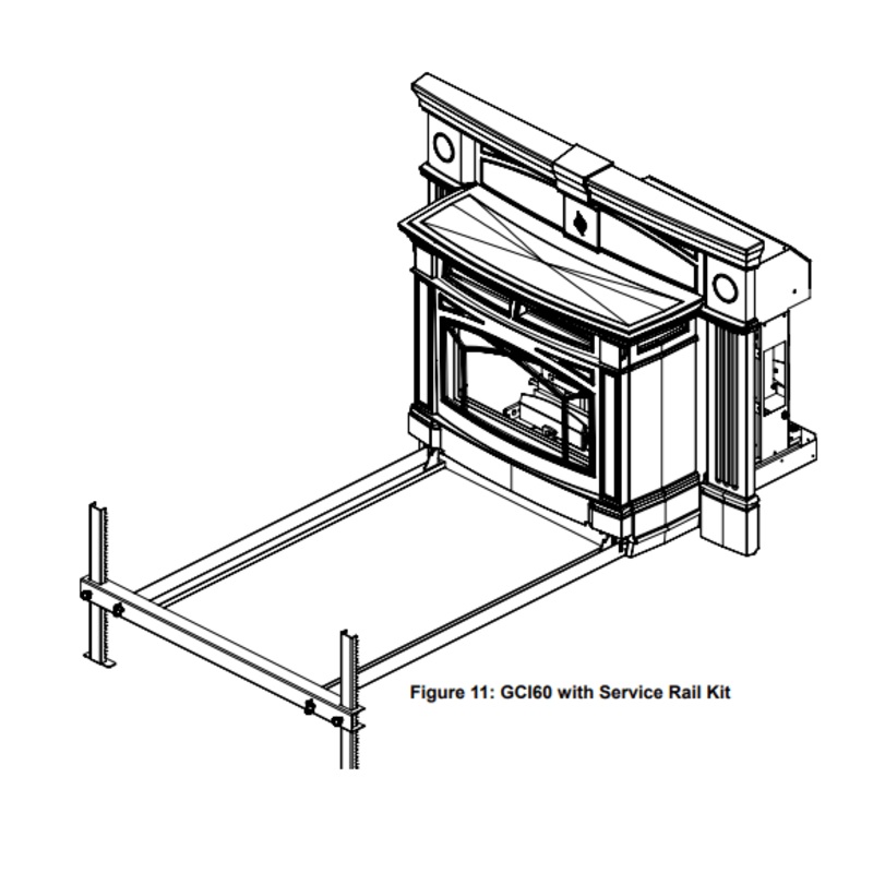 Regency Service Rail Kit - GCI60-900
